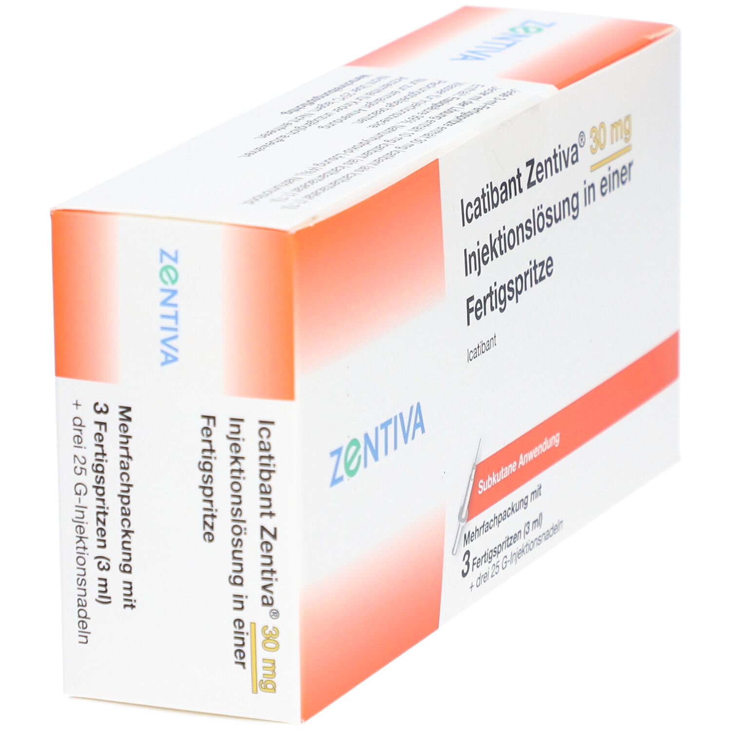 Icatibant Zentiva 30 mg Inj.-Lsg.i.e.Fertigspr. 3 St Injektionslösung