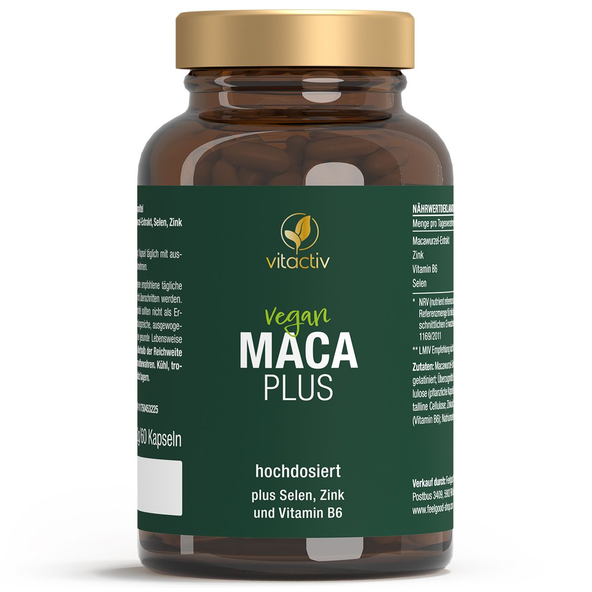 ... Maca-Wurzel 2500 mg hochdosiert mit wichtigen Vitalstoffen 