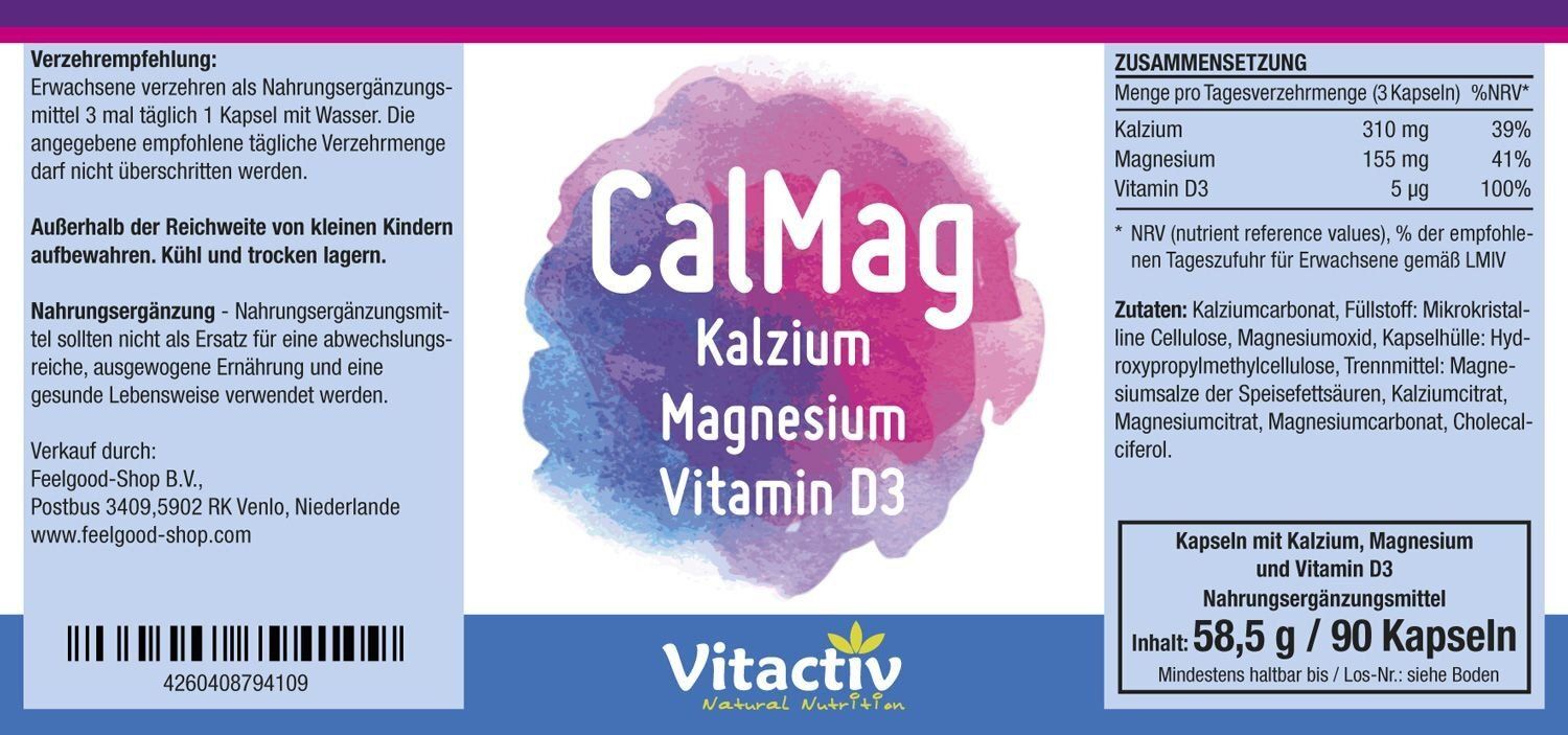 Vitactiv Cal & Mag & D3