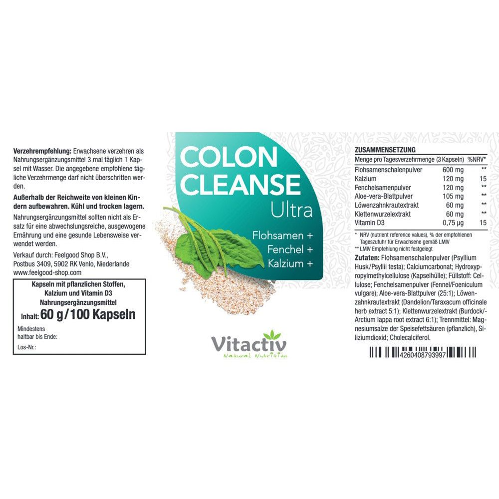 Colon Cleanse Ultra Kapseln 100 St