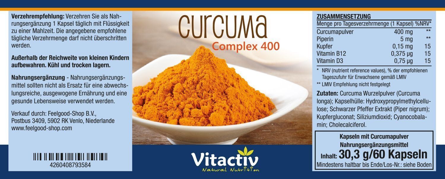 Vitactiv CURCUMA Complex 400