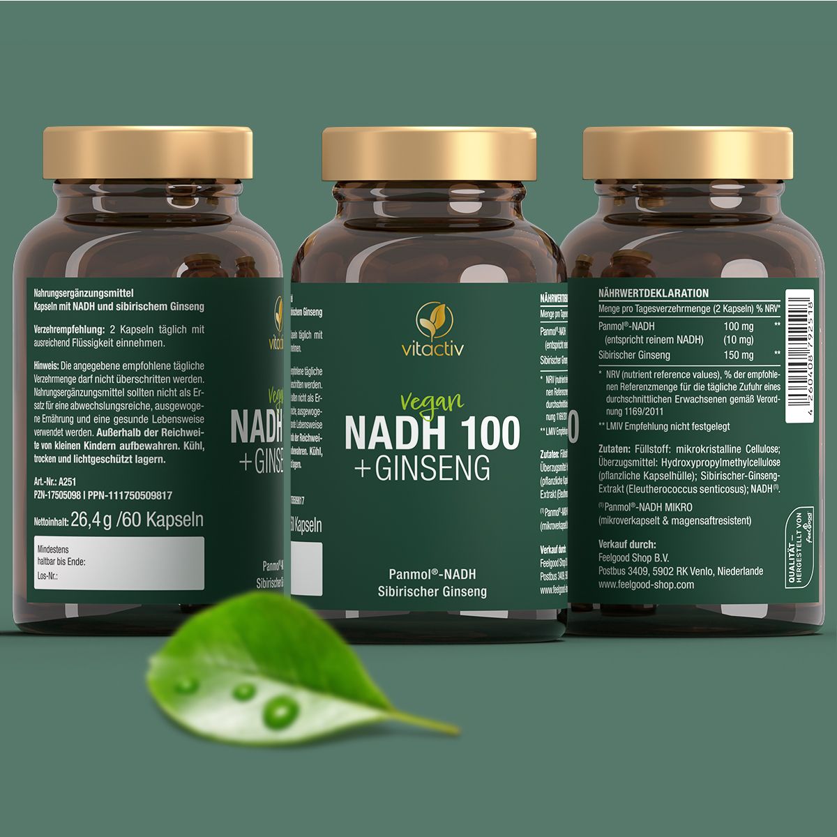 Vitactiv NADH 100 + Ginseng