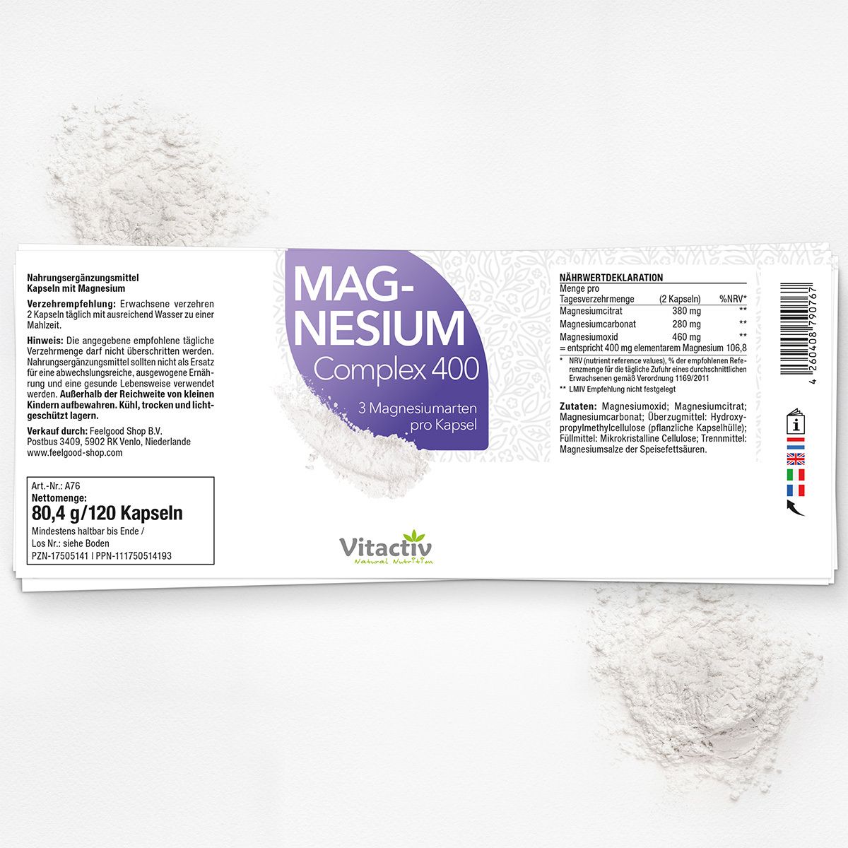 Vitactiv Magnesium 400 Complex