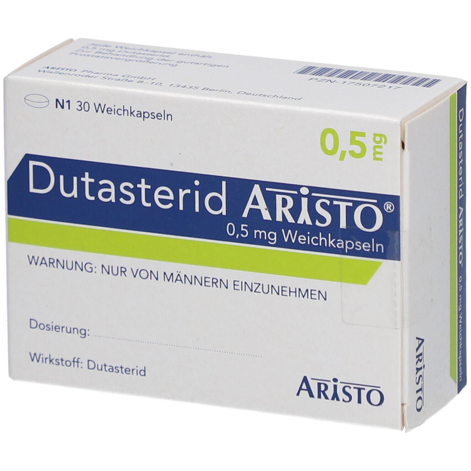 DUTASTERID Aristo 0,5 mg Weichkapseln