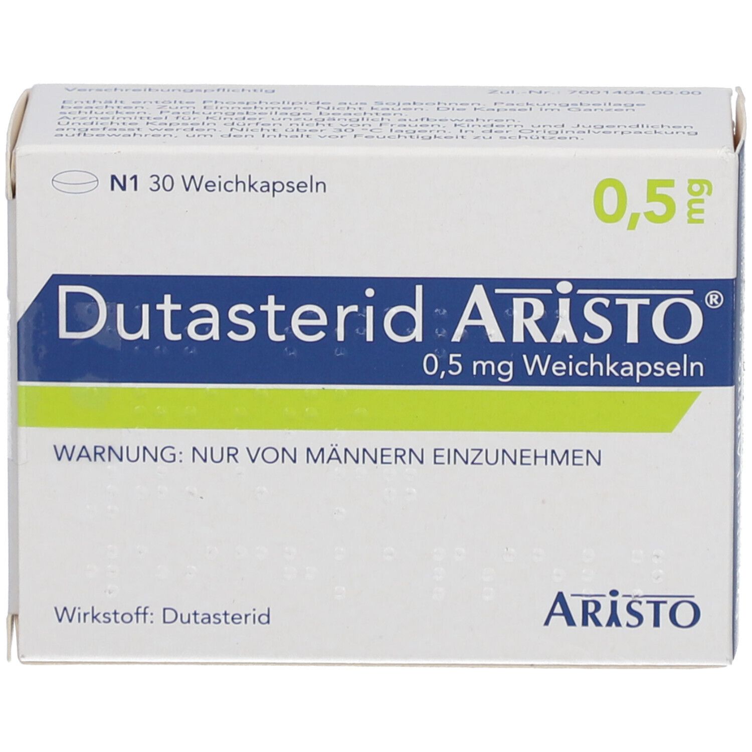 DUTASTERID Aristo 0,5 mg Weichkapseln