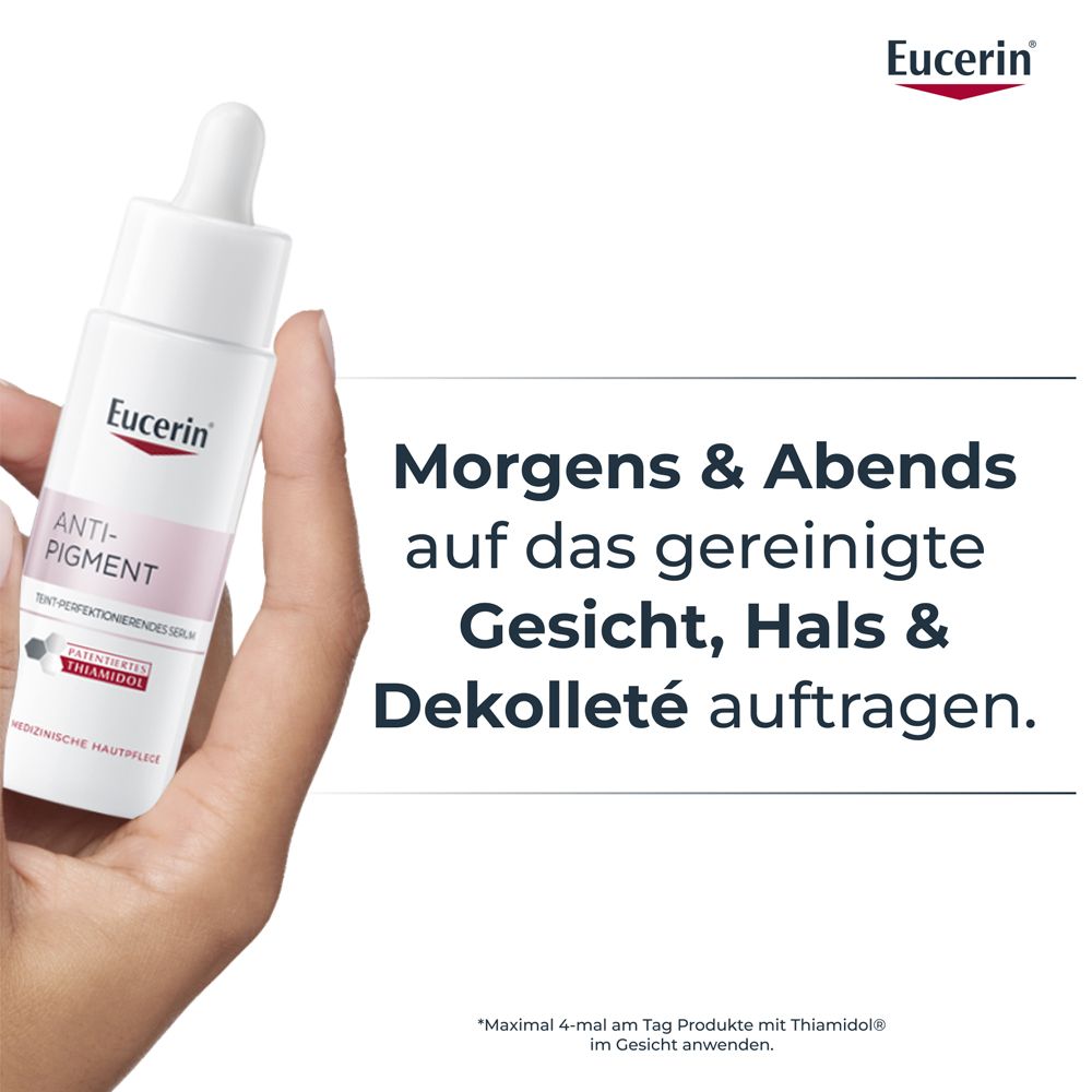 Eucerin® Anti-Pigment Serum mit Thiamidol® und Hyaluronsäure, Teint perfektionierend gegen Pigmentflecken