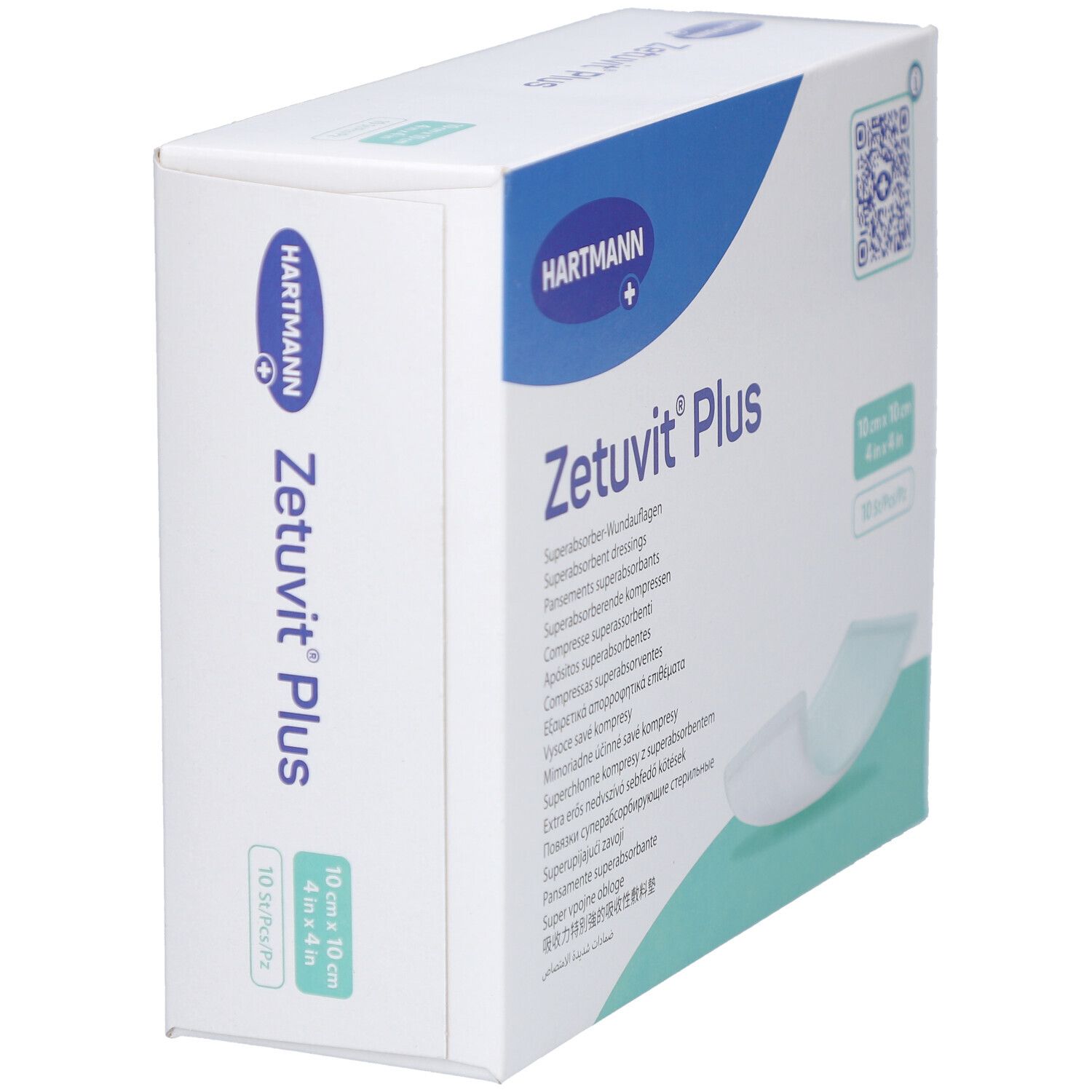 Zetuvit® Plus Superabsorber-Wundauflagen 10 cm x 10 cm