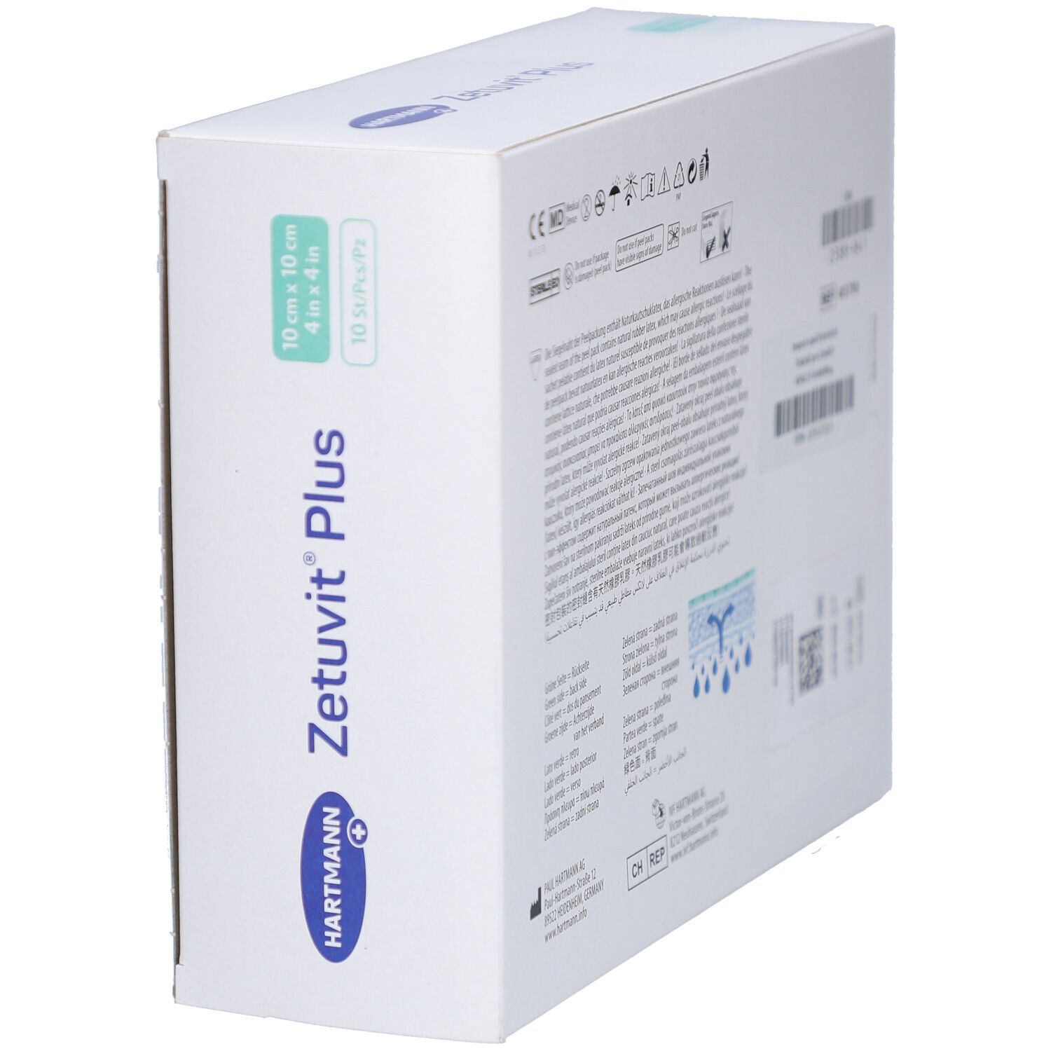 Zetuvit® Plus Superabsorber-Wundauflagen 10 cm x 10 cm