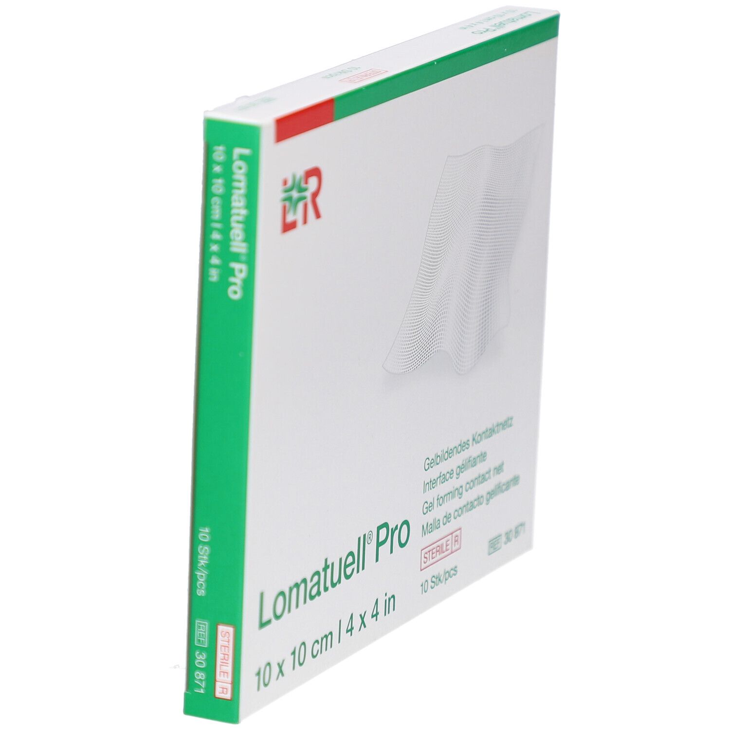 Lomatuell Pro Kontaktnetz 10x10cm, 10 Stück.