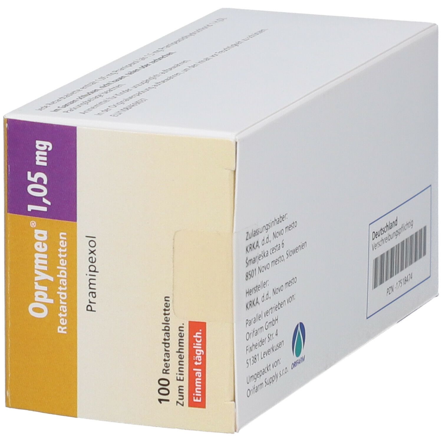 OPRYMEA 1,05 mg Retardtabletten