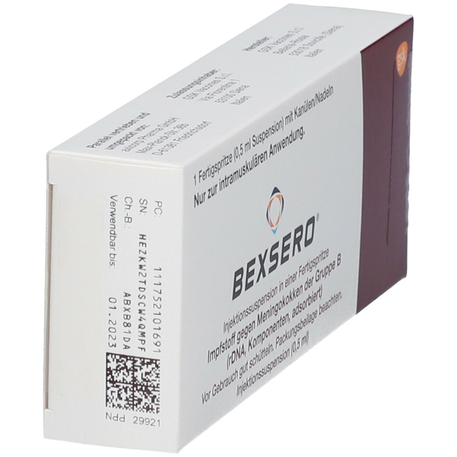 Bexsero Injektionssuspension i.e.Fertigspritze 1x0,5 ml