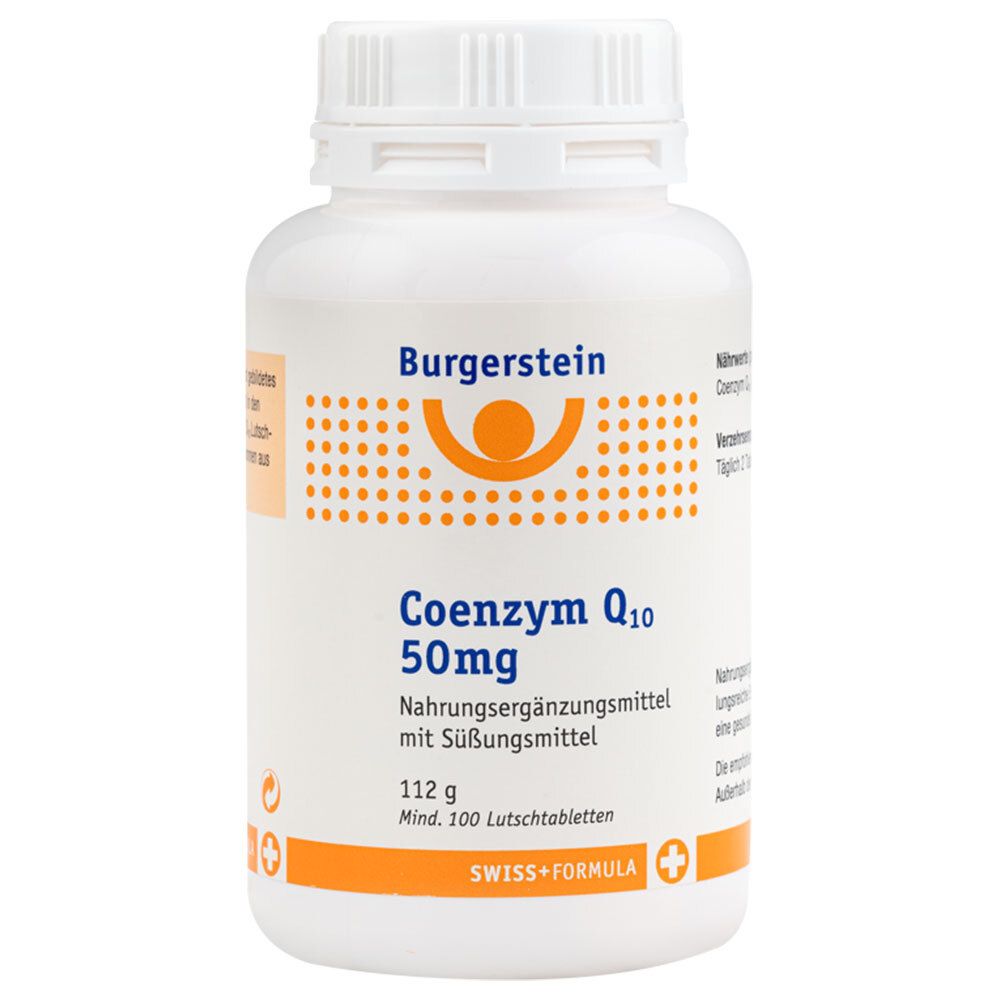 Burgerstein Coenzym Q10 50 mg Lutschtabletten 100 St