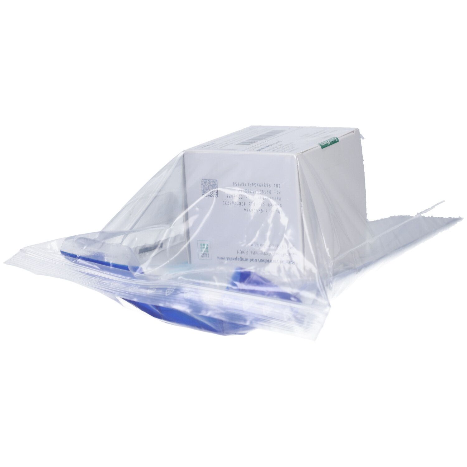 Verpackung von Flixabi 100 mg. Box in transparenter Folie.
