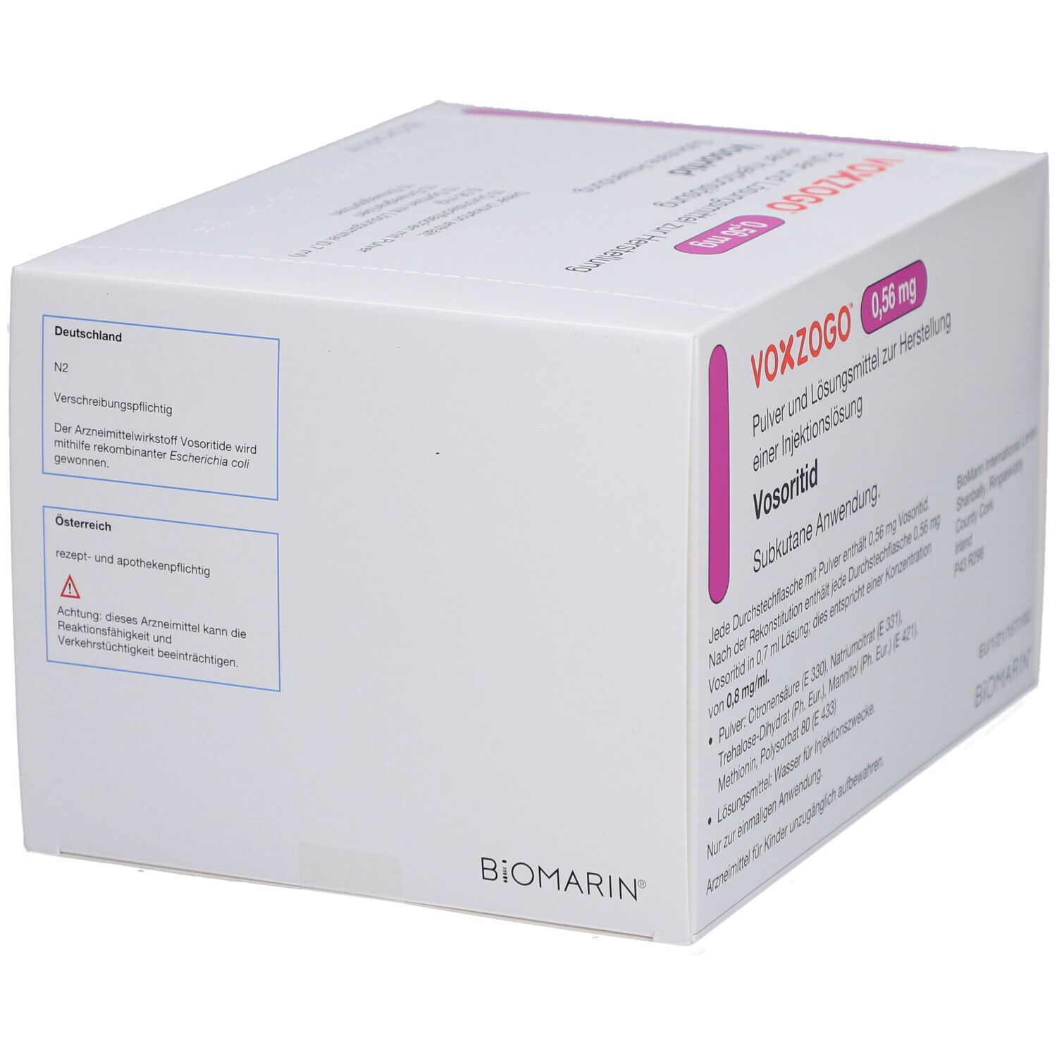 VOXZOGO 0,56 mg Plv.u.Lösungsm.z.Her.e.Inj.-Lsg.