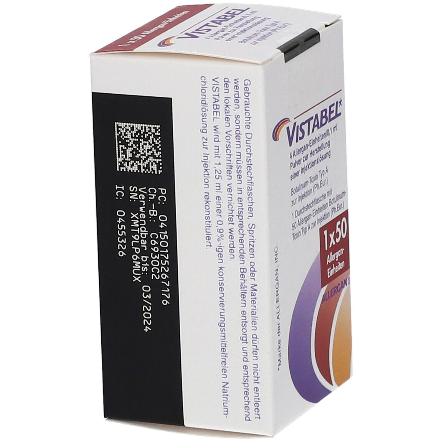 VISTABE 4 Allergan-Einheiten/0,1 ml