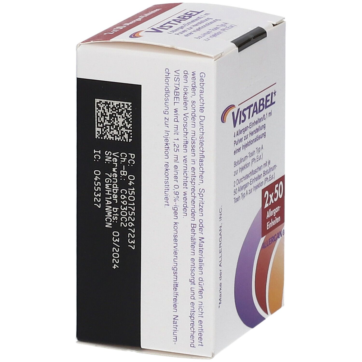 VISTABE 4 Allergan-Einheiten/0,1 ml