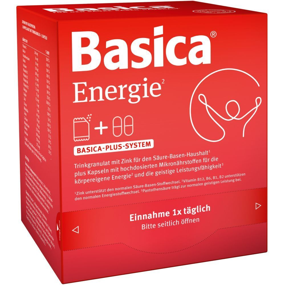 Basica Energie Trinkgranulat+Kapseln f.30 Tage Kpg 30 St Kombipackung