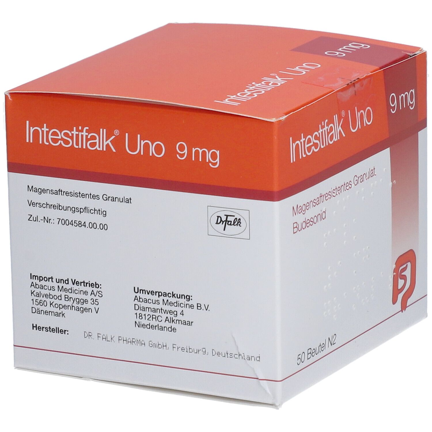 Intestifalk Uno 9 mg magensaftresistentes Granulat 50 St Magensaftresistentes