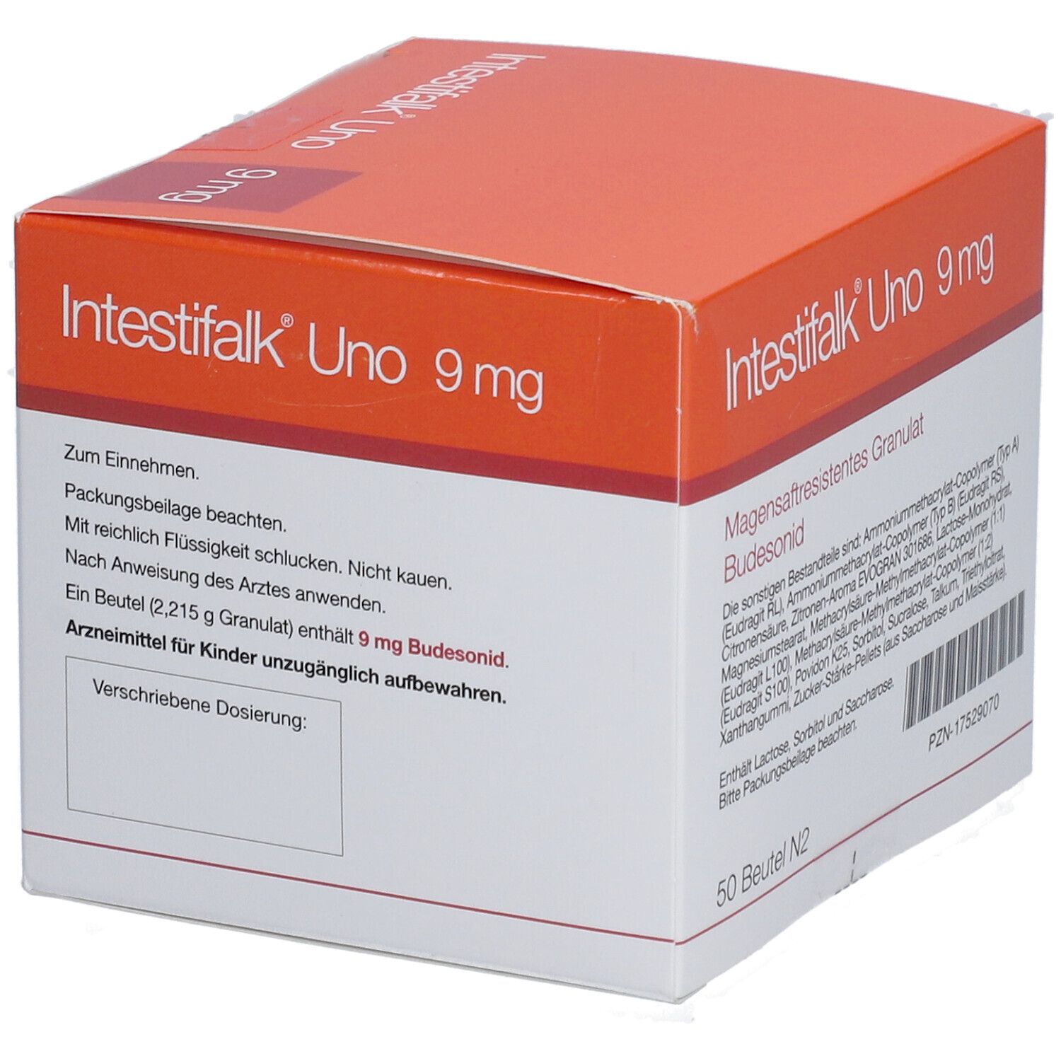 INTESTIFALK Uno 9 mg magensaftresistentes Granulat