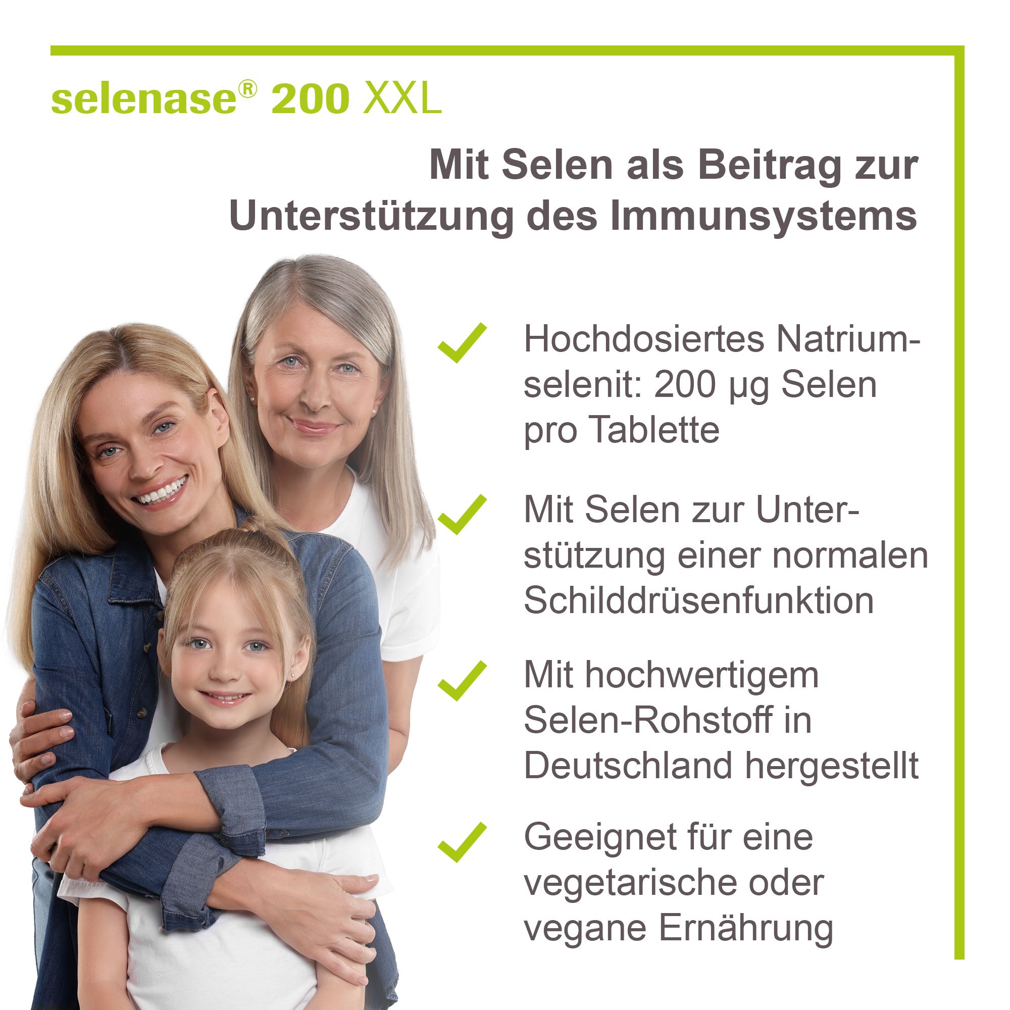 Selenase 200 XXL Tabletten 90 St