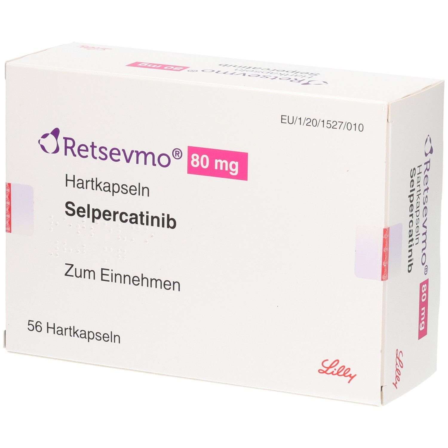 Retsevmo 80 mg Selpercatinib Hartkapseln, 56 Stück.