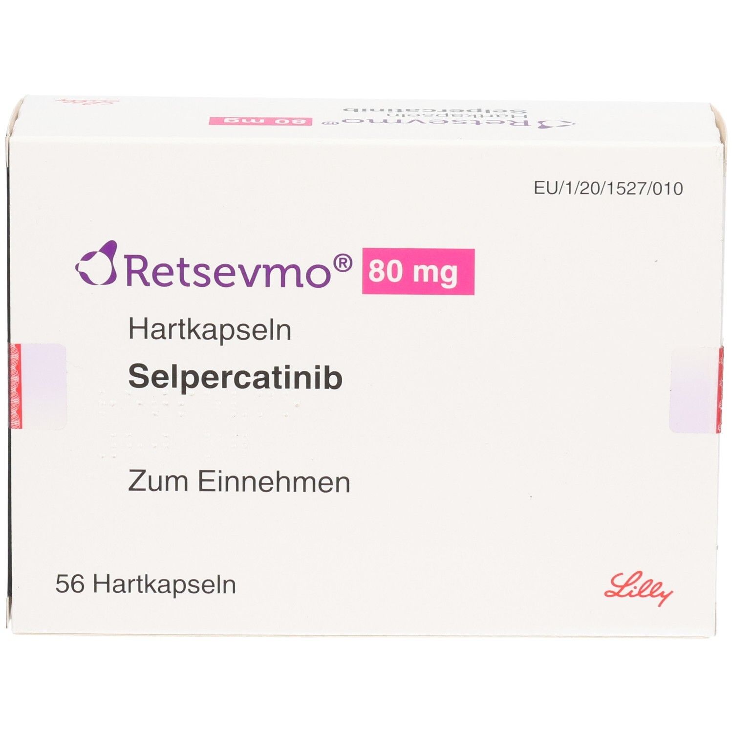 Retsevmo Selpercatinib Hartkapseln, 80mg, 56 Stück.