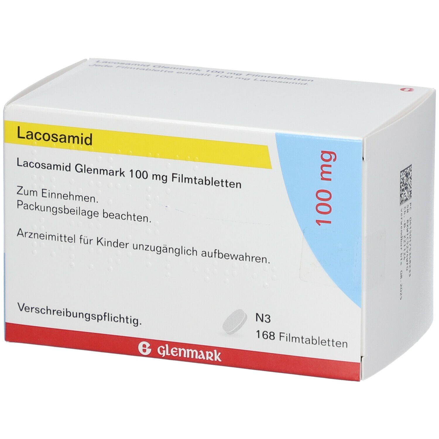 LACOSAMID Glenmark 100 mg Filmtabletten