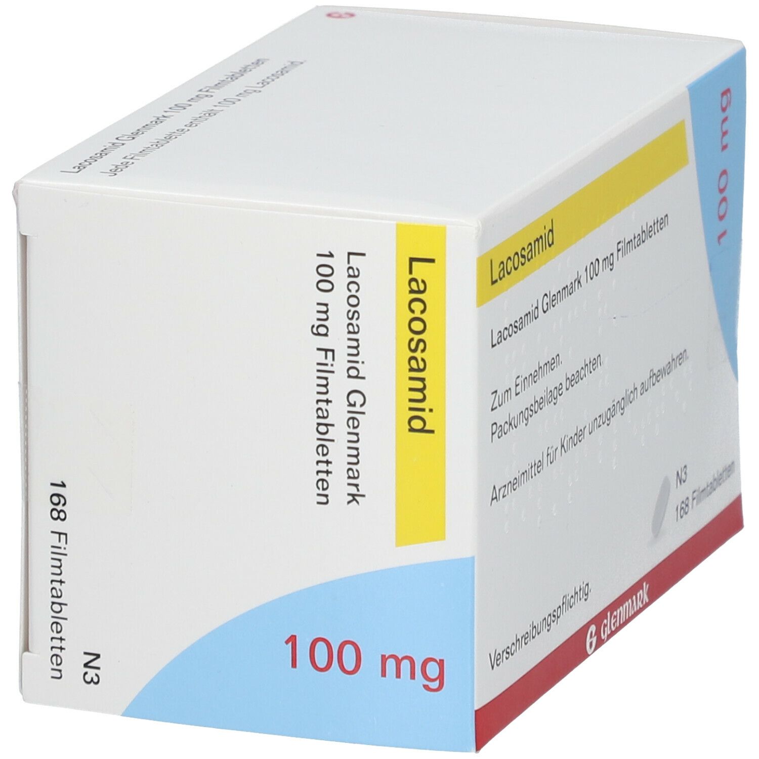 LACOSAMID Glenmark 100 mg Filmtabletten