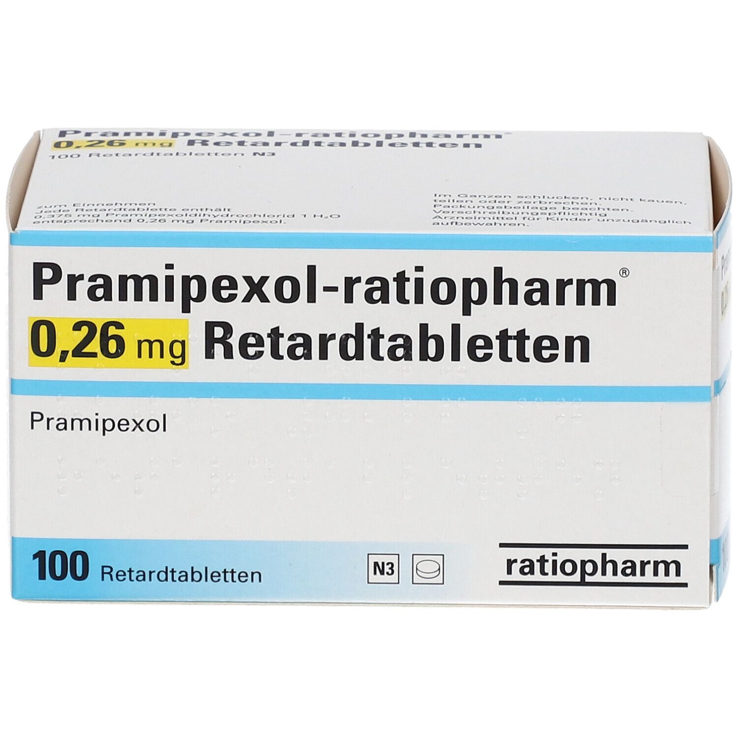 Pramipexol-ratiopharm® 0,26 mg