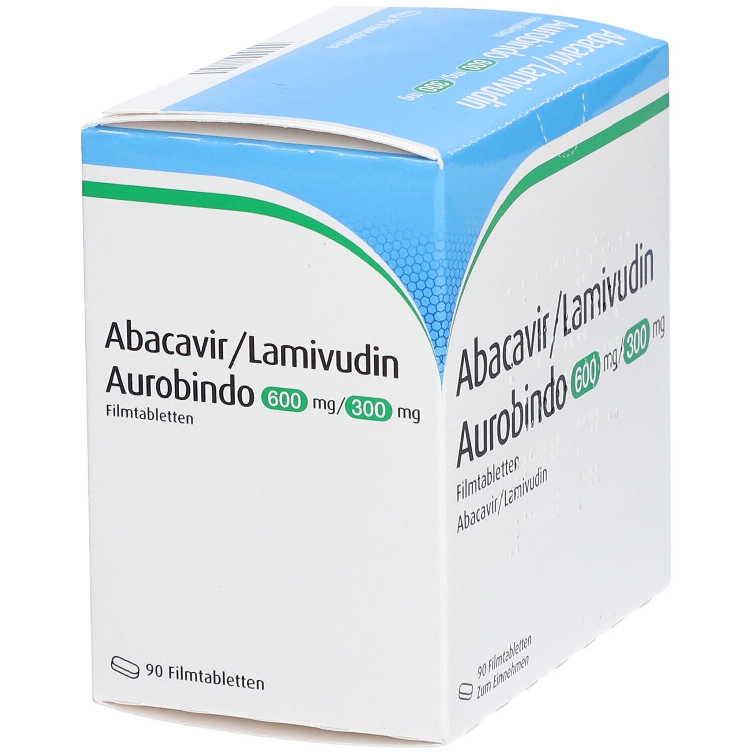 ABACAVIR/Lamivudin Aurobindo 600 mg/300 mg FTA 30 St Filmtabletten