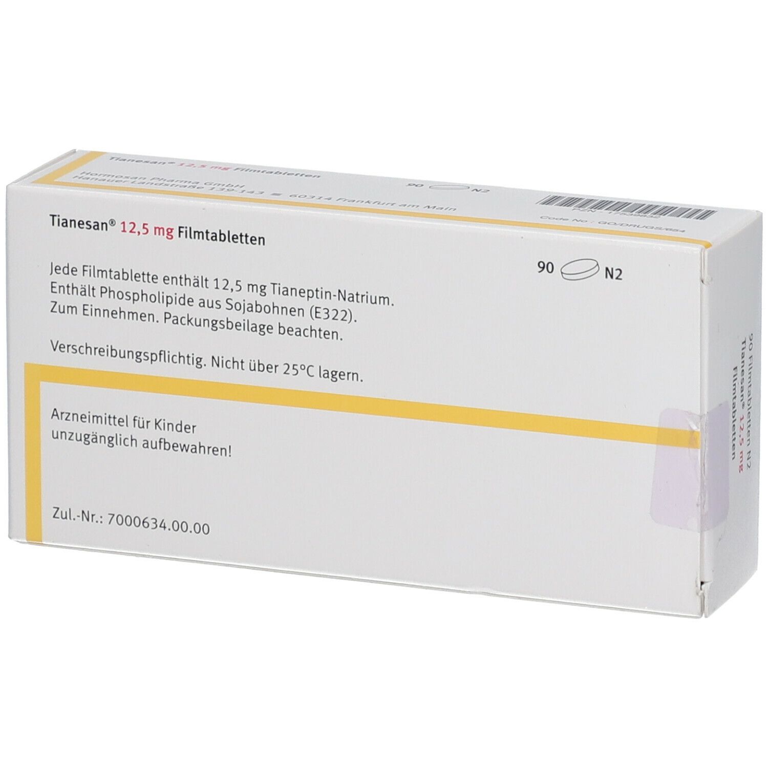 TIANESAN 12,5 mg Filmtabletten