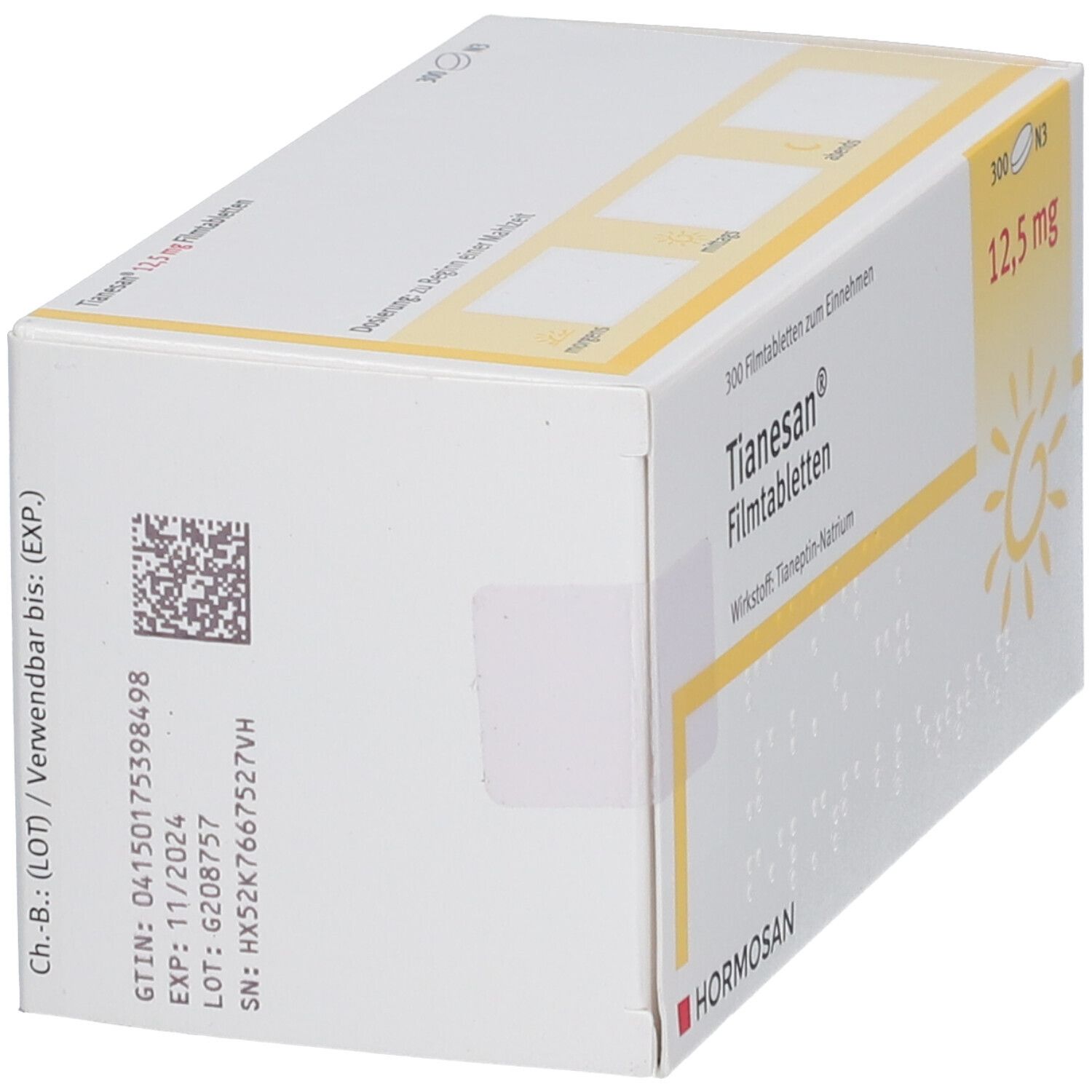 Tianesan 12,5 mg Filmtabletten 300 St