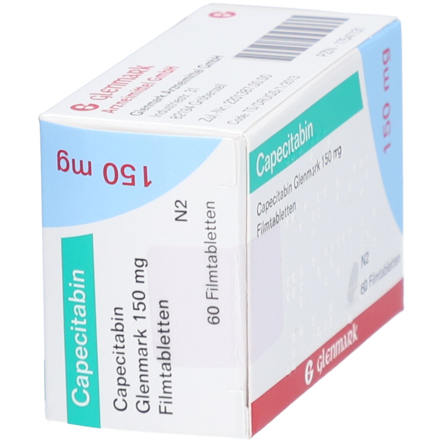 Capecitabin Glenmark 150 mg Filmtabletten 60 St