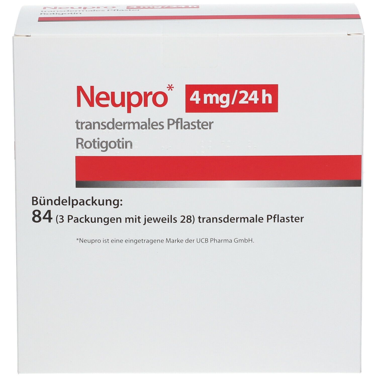 NEUPRO 4 mg/24 h transdermale Pflaster