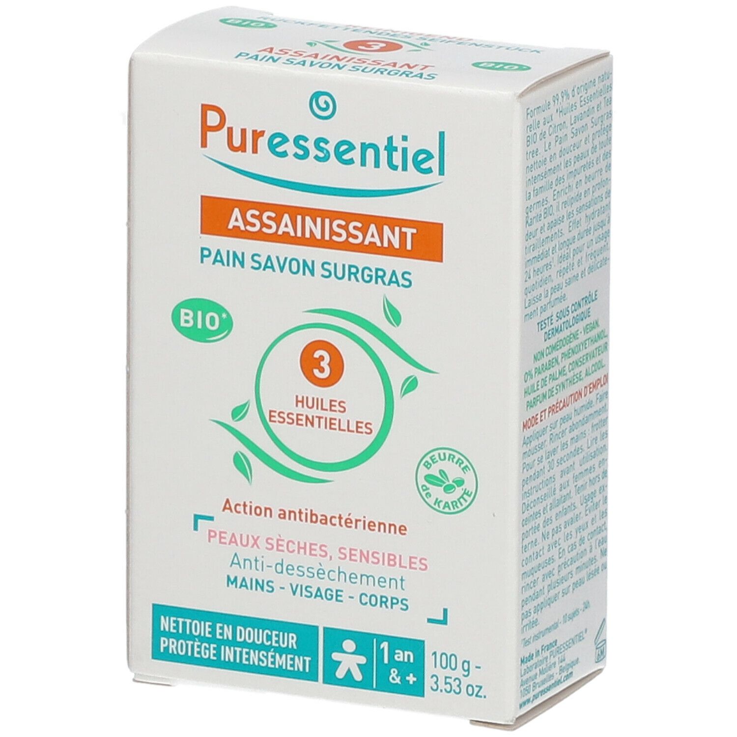 Puressentiel RÜCKFETTENDES SEIFENSTÜCK