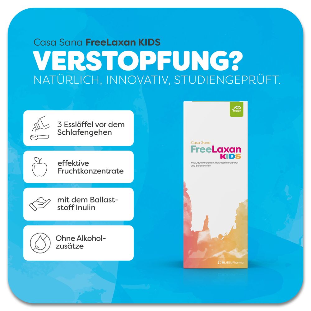 Casa Sana FreeLaxan Kids Flüssigk.z.Einnehmen 200 ml Flüssigkeit zum Einnehmen