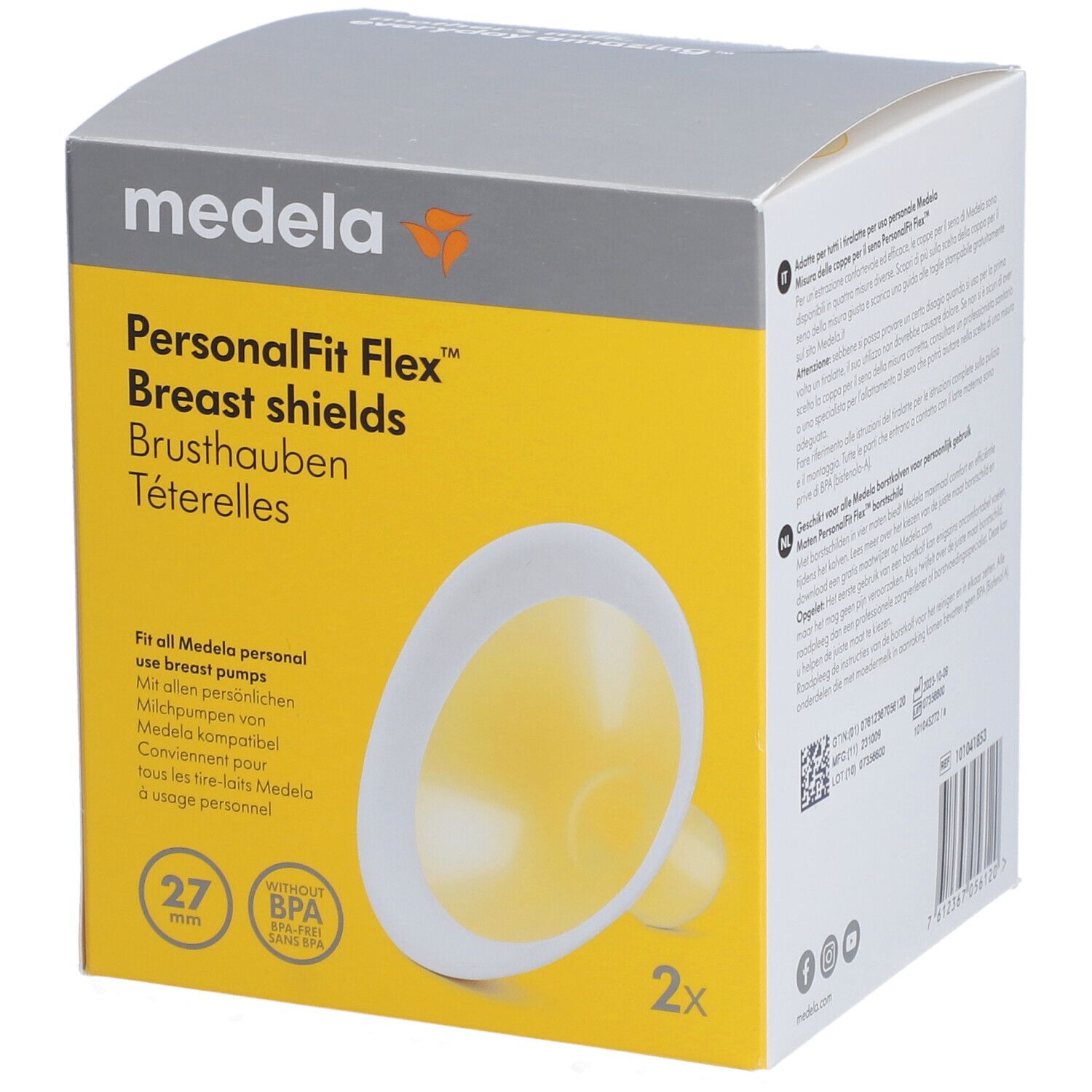 medela personalfit PLUS 27 mm