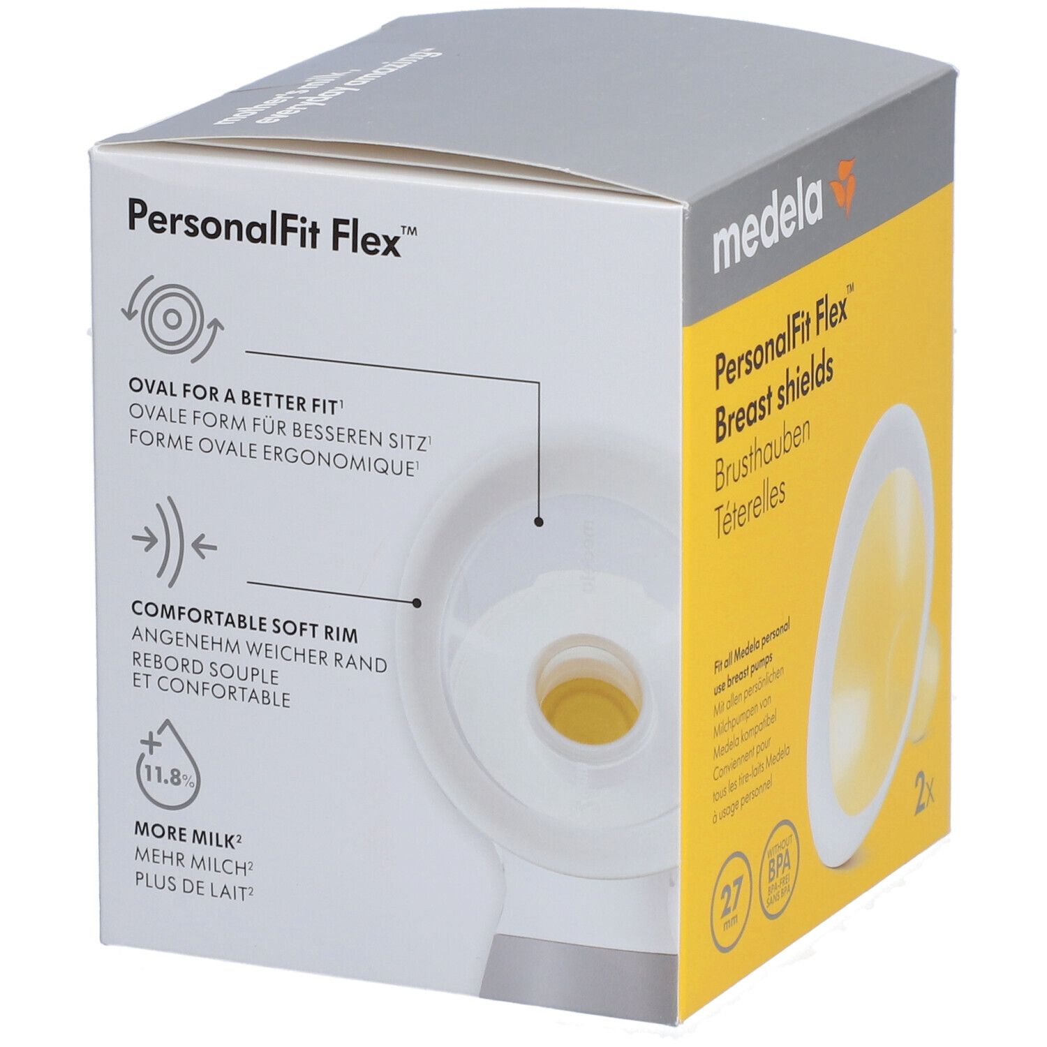 Medela PersonalFit Flex Brusthaube 27 mm 2 St. 1 St Gerät