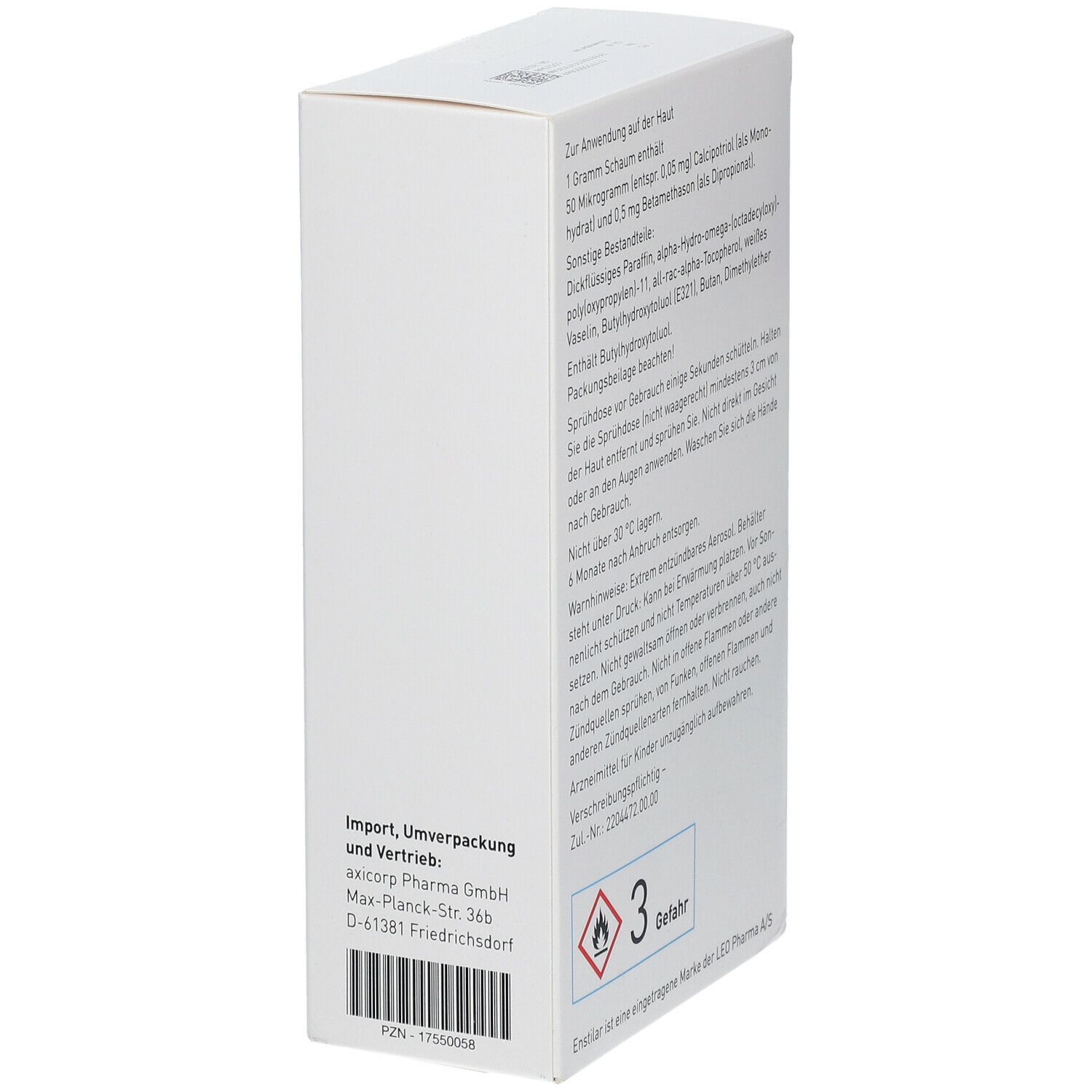 ENSTILAR 50 µg/g + 0,5 mg/g Schaum z.Anw.a.d.Haut