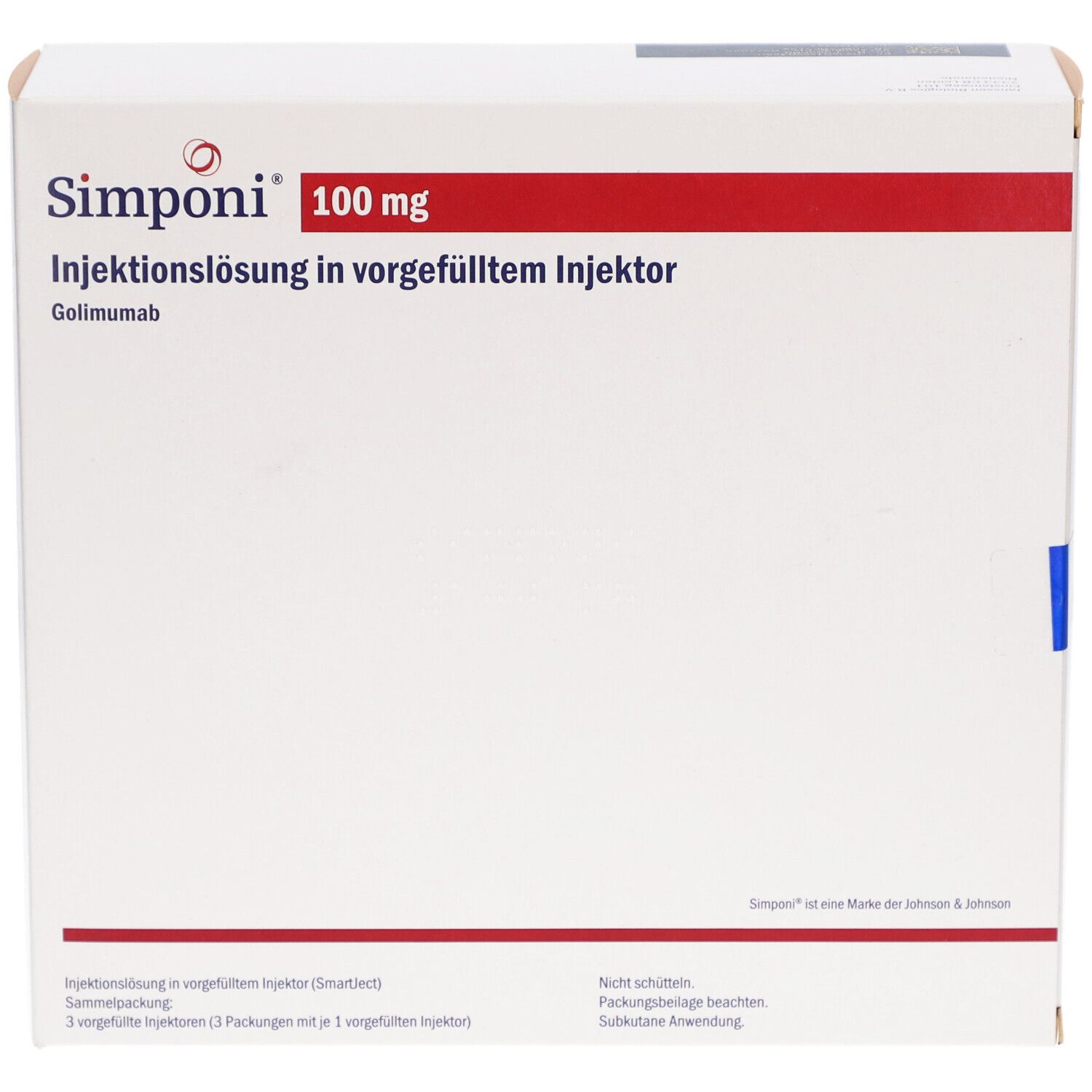 SIMPONI 100 mg Injektionslösung in vorgef.Injektor