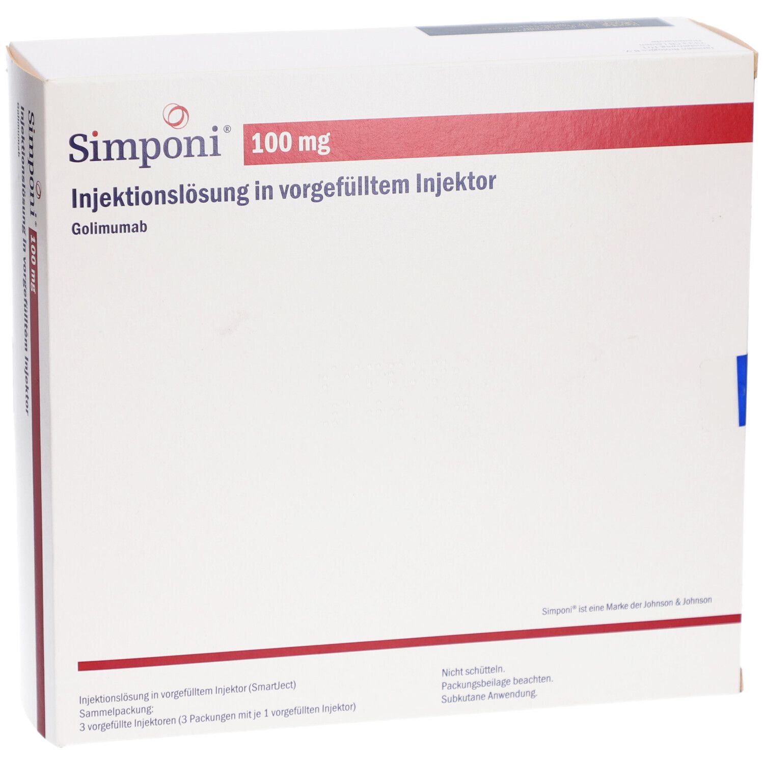 SIMPONI 100 mg Injektionslösung in vorgef.Injektor