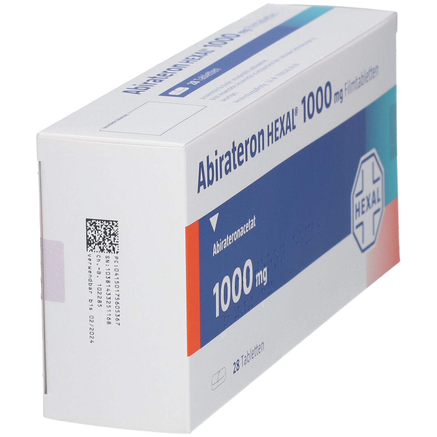 Abirateron HEXAL 1000 mg Filmtabletten