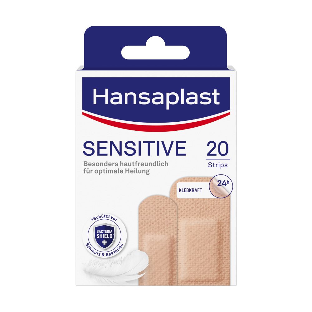 Hansaplast Sensitive Hautton Light 20 Strips