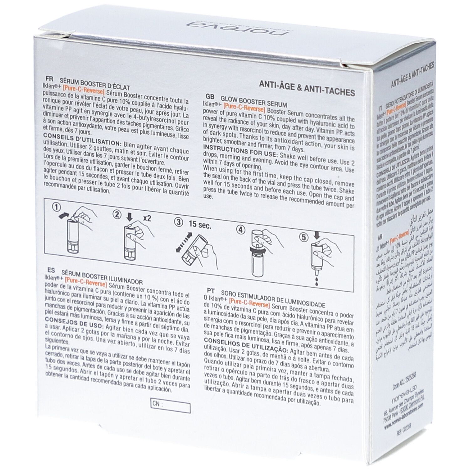Noreva IKLEN+ Pure-C-Reverse Glow Booster Serum