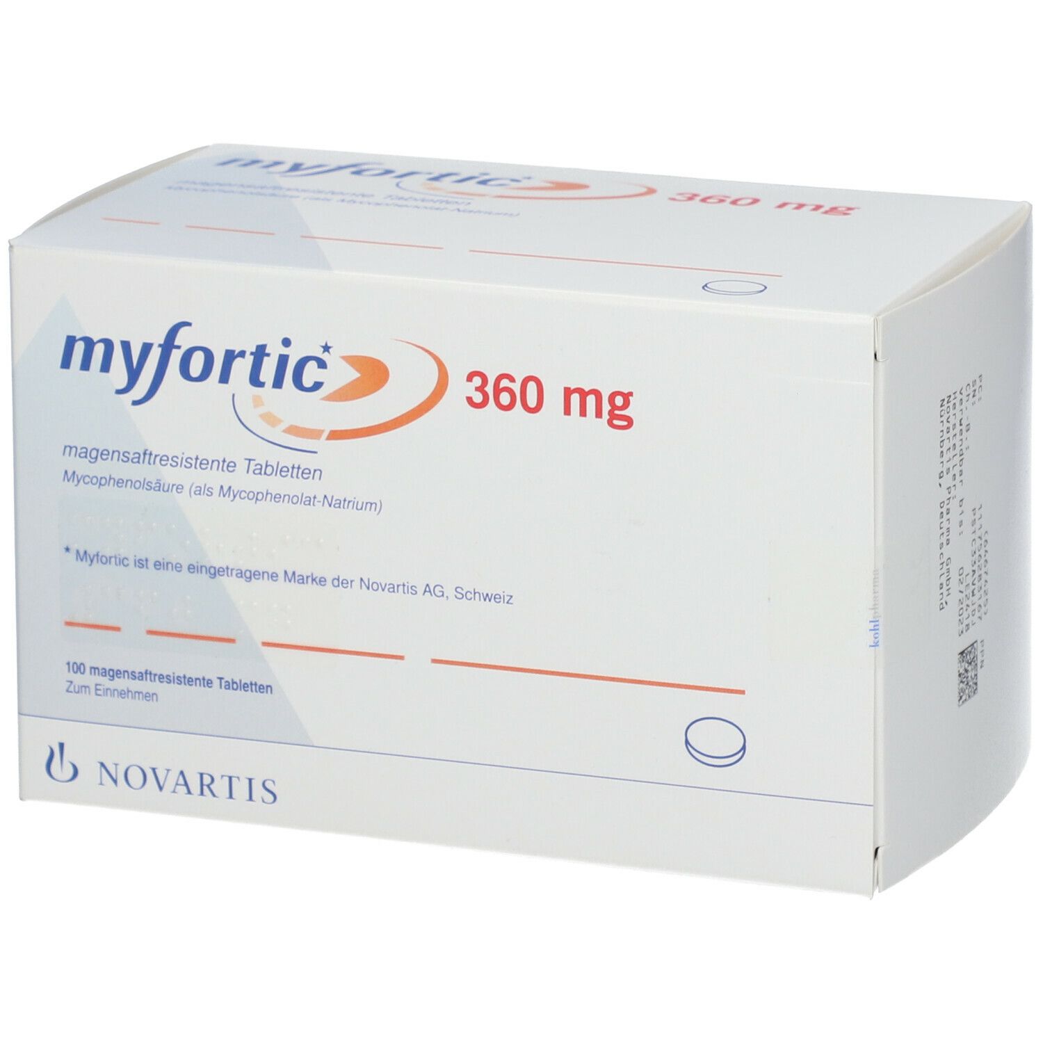 MYFORTIC 360 mg magensaftresistente Tabletten