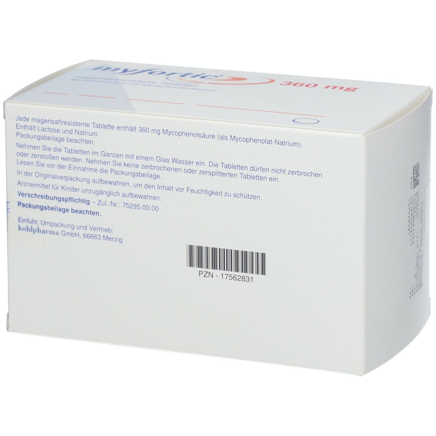 MYFORTIC 360 mg magensaftresistente Tabletten