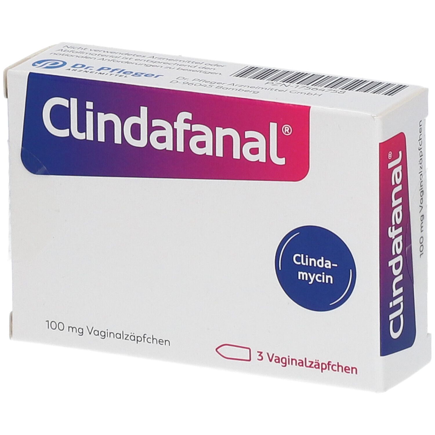 CLINDAFANAL 100 mg Vaginalzäpfchen