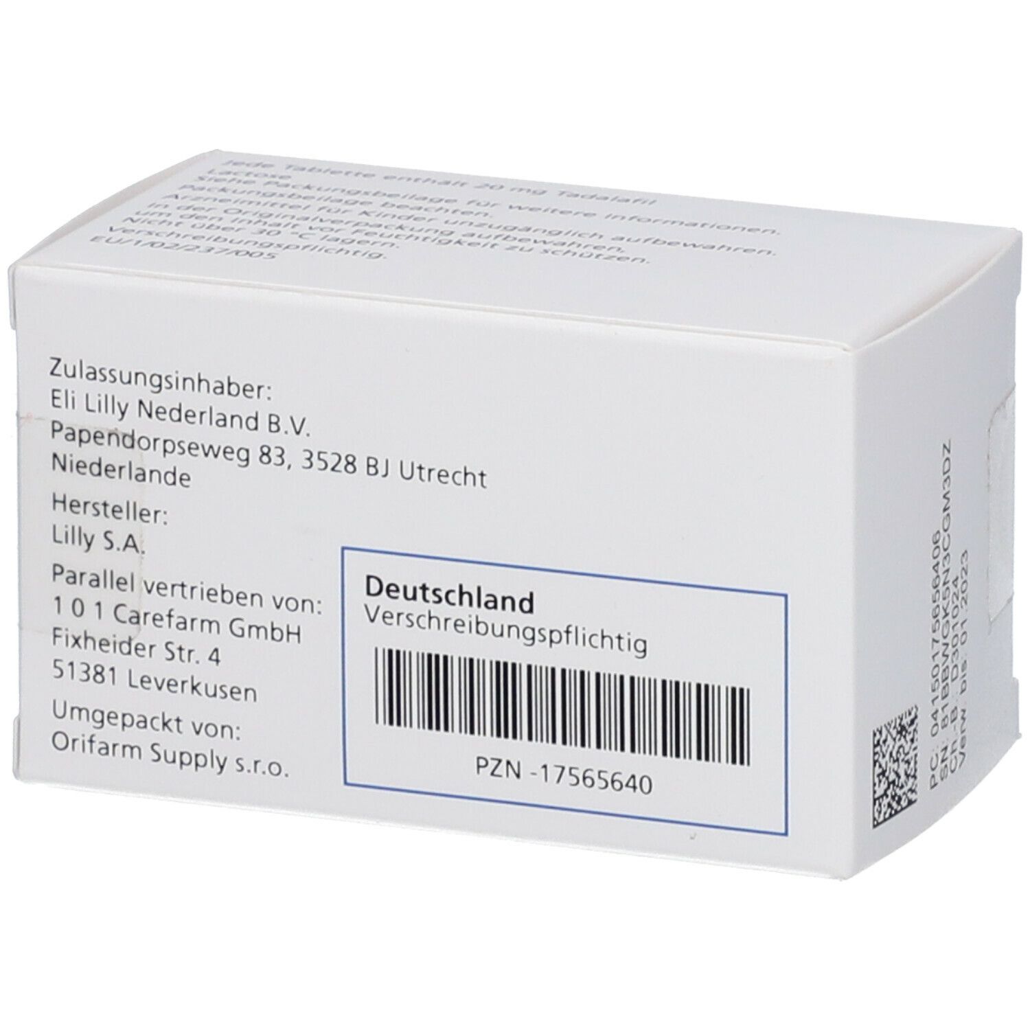 Cialis 20 mg Filmtabletten 12 St