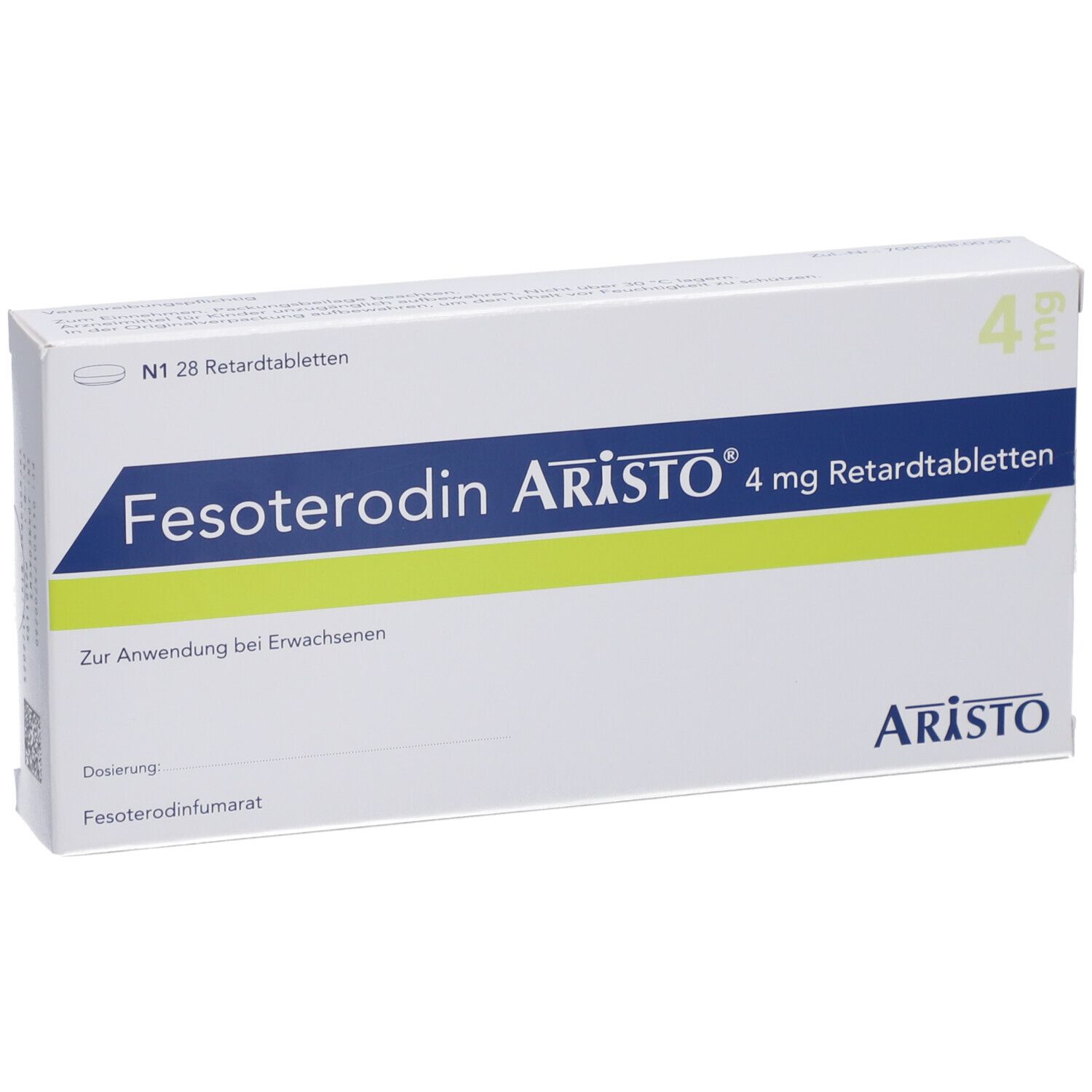 FESOTERODIN Aristo 4 mg Retardtabletten