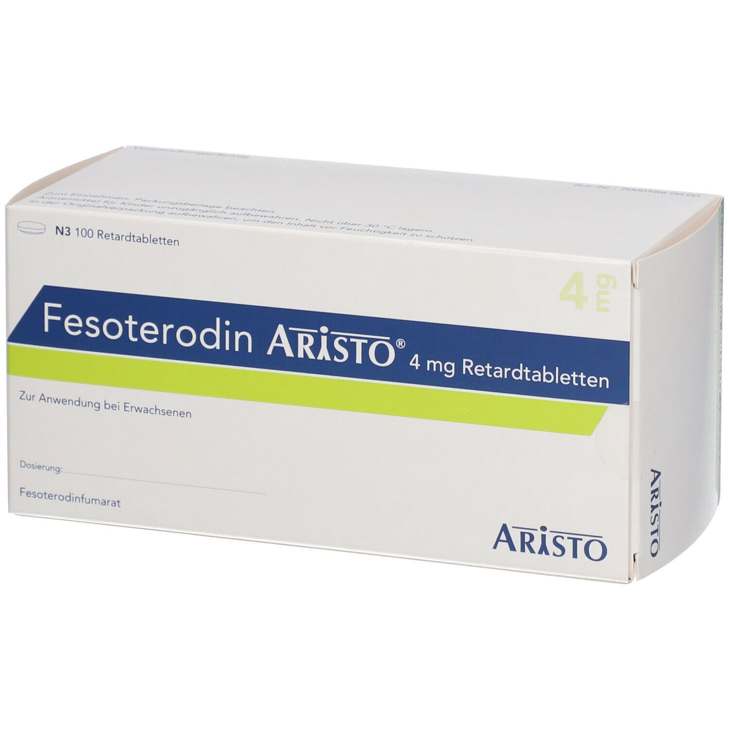 FESOTERODIN Aristo 4 mg Retardtabletten